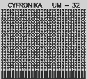 Płytka uniwersalna UM32 wiercona