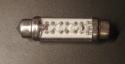 Żarówka LEDOWA 12V 10x42mm czerwona