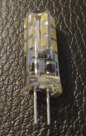 Żarówka LEDOWA G4 12V 2W białaNATURALNA w silikonie