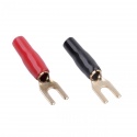 Konektor widełkowy 4.3mm/12GA na kabel 4mm izolowane, KW59