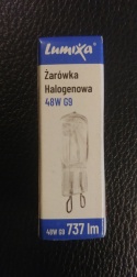 Żarówka halogenowa zwykła G9 48W (62W) 230V biała