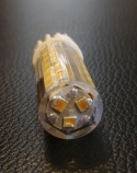 Żarówka LEDOWA G9 230V 6,5W biała CIEPŁA w osłonie plexi
