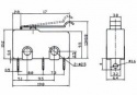 Przełącznik krańcowy mini z krótką dźwignią 5226