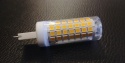 Żarówka LEDOWA G9 230V 5W biała CIEPŁA w osłonie plexi