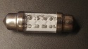 Żarówka LEDOWA 12V 10x36mm czerwona