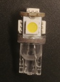 Żarówka LEDOWA 12V R10/T10/W5W biała 5 diod 194-5050 SMD