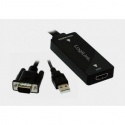 Konwerter VGA do HDMI z audio LOGILINK