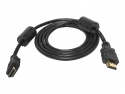 Kabel HDMI-HDMI złoty + Filtr 1.5m Cu HQ