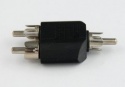 Adapter wtyk RCA / 2 x wtyk RCA 0027